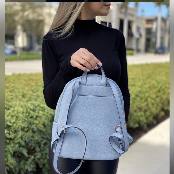 Michael Kors Erin Studded Women's Bag - Pale Blue, Medium - Picture 14 of 15